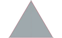 Bent Canvas Plain Single Tarp Barbados Cherry / Zipper Black -Dometic Verkäufe 251421 1783107 5