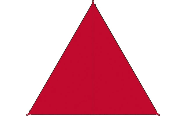 Bent Canvas Plain Single Tarp White / Zipper Red 7 Bent Canvas Plain Single Tarp White / Zipper Red – Bild 7