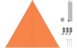 Bent Canvas Plain Set Tarp Ocean Wave / Zipper Orange