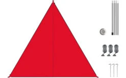 Bent Canvas Plain Set Tarp High Rise / Zipper Red -Dometic Verkäufe 251433 1777936 5