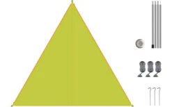 Bent Canvas Plain Set Tarp Lime Punch / Zipper Orange -Dometic Verkäufe 251469 1777560 6