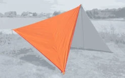 Bent Canvas Plain Single Tarp Autumn Glory / Zipper Red -Dometic Verkäufe 251545 1779235 2
