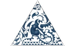 Bent Canvas Allover Set Tarp Oriental Stripe Cherry / Zipper Black -Dometic Verkäufe 251549 1779307