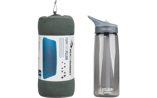 Sea To Summit FoamCore Kissen Regular, Grau 34x24x13cm 3 Sea To Summit FoamCore Kissen Regular, Grau 34x24x13cm – Bild 3