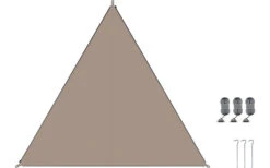 Bent TC- Zip-Canvas Single Verbindbares Sonnensegel 250 X 250 X 250 Cm Sand -Dometic Verkäufe 448436 3884278