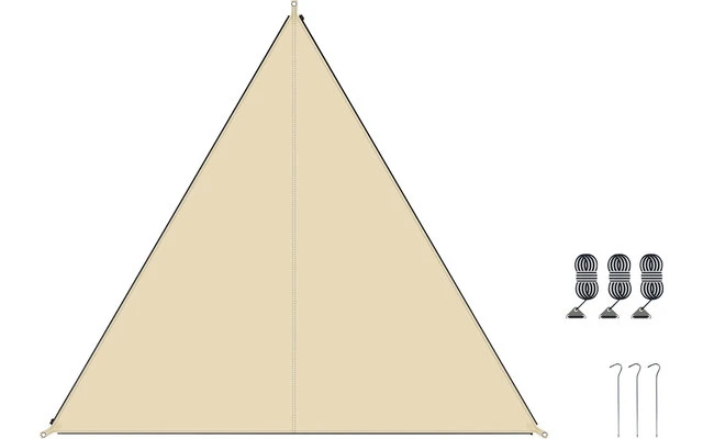 Bent TC- Zip-Canvas Single Verbindbares Sonnensegel 250 X 250 X 250 Cm Ocker 1 Bent TC- Zip-Canvas Single Verbindbares Sonnensegel 250 X 250 X 250 Cm Ocker