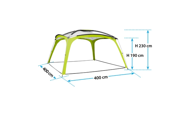 Brunner Medusa II 4 X 4 Pavillon 400 X 400 Cm Grün 1 Brunner Medusa II 4 X 4 Pavillon 400 X 400 Cm Grün