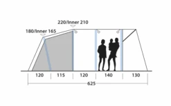 Outwell Avondale 5PA Tunnelzelt -Dometic Verkäufe 737549 4971986