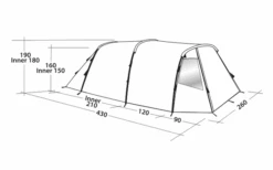 Easy Camp Huntsville 400 Tunnelzelt Für 4 Personen -Dometic Verkäufe 782843 5185697